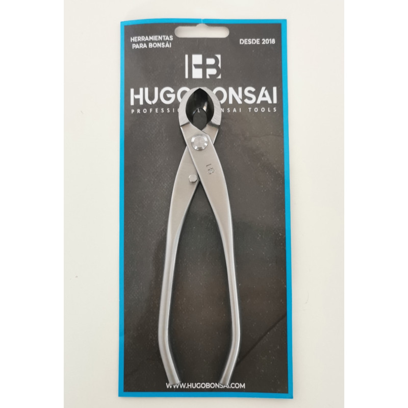 Pince concave oblique 180mm inox - Hugo Bonsai