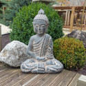 Bouddha assis en céramique