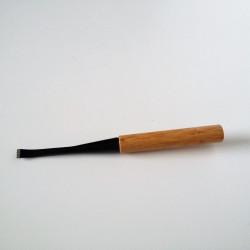Gouge tête inclinée lame 10mm manche en bois - Ryuga