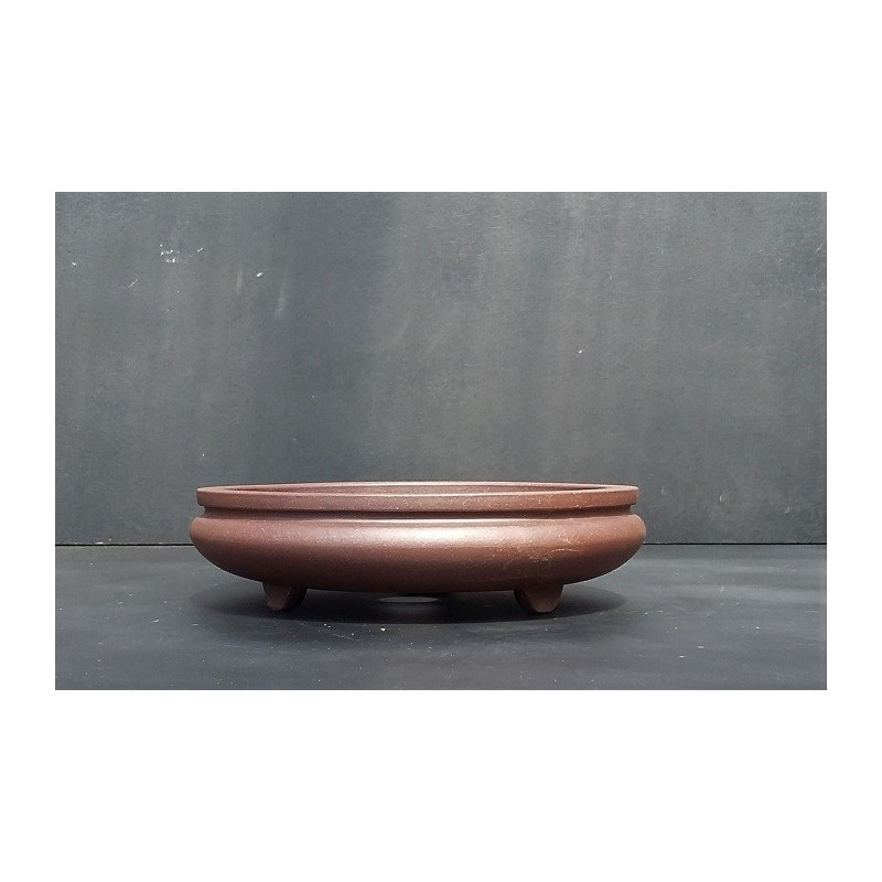 Poterie bonsai ronde diam 18.5cm haut 5cm