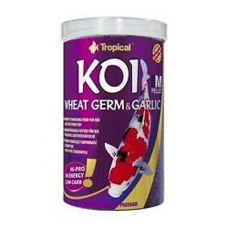 Koi wheat germ and garlic pellet "M" 1litre