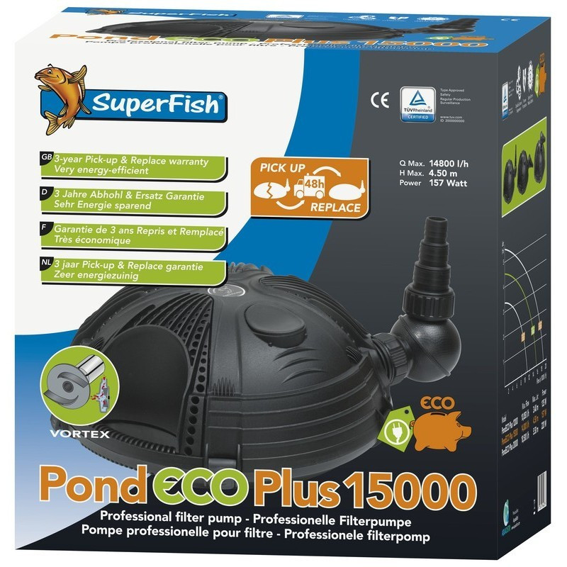 Superfish pompe Eco plus E 15000